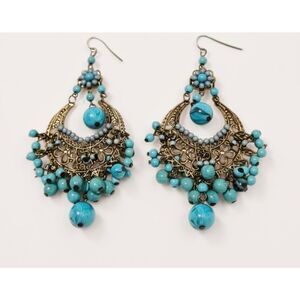 Vingtage Boho Earrings  see measurements